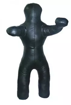 Манекен для борьбы Glav из кожи двуногий, размер 1400/350 мм, вес 42 кг 05.116-3