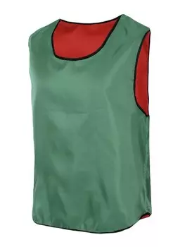 Манишка двухсторонняя зеленый-красный