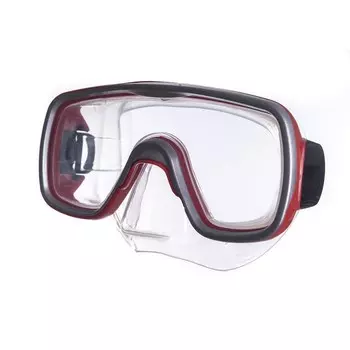 Маска для плавания детская Salvas Geo Jr Mask CA105S1RYSTH красный