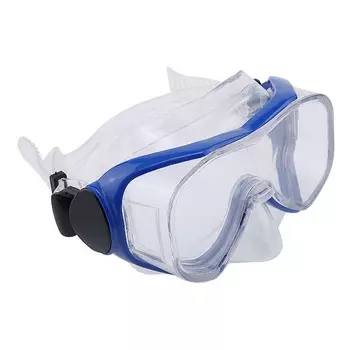 Маска для плавания Sportex взрослая (ПВХ) E39250 синий