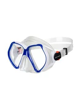 Маска для взрослых ПВХ Alpha Caprice М243 blue\white