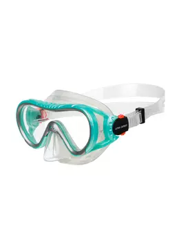 Маска подростковая ПВХ Alpha Caprice М161 turquoise\silver