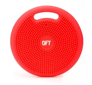 Массажно-балансировочная подушка с ручкой Original Fit.Tools FT-BPDHL (RED)-DSC красный