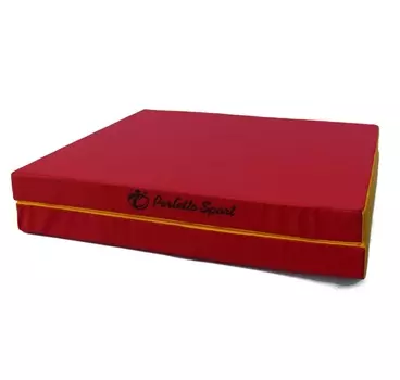 Мат № 10 Perfetto Sport 100х150х10см складной 1 сложение красный-желтый