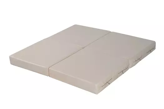 Мат № 11 КМС 100х100х10см складной 4 сложения бежевый