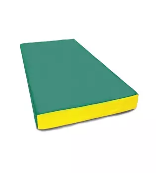 Мат № 1 КМС 100х50х10см зеленый-желтый