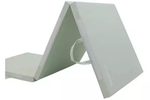 Мат спортивный 183х61х4см, 3 сложения PROIRON МС186ЗЕЛ зеленый