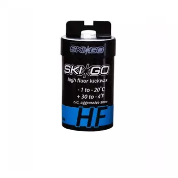 Мазь держания Skigo 90245 HF Kickwax Blue (все типы снега, кроме нового) (-1°С -20°С) 45 г