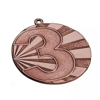 Медаль MMC7071/B d7см G-2,5мм 3 место