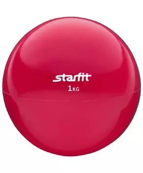 Медбол 1 кг Star Fit GB-703 красный