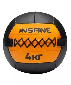 Медбол 4кг Insane IN24-WB100 оранжевый