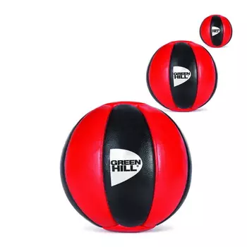 Медицинбол Green Hill MB-5066, 3кг, красно-черный