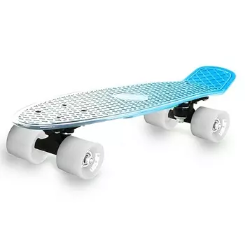 Мини-круизер Larsen Pearl Blue/Silver 55х15см