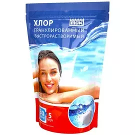 Многофункциональные таблетки МАК для текущей дезинфекции воды в бассейне М10945