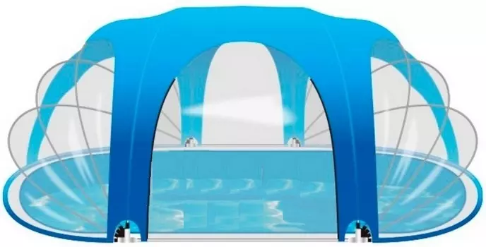 Мобильный павильон овальный Poolmagic PH-07