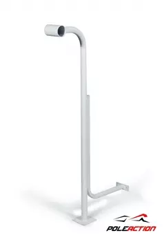 Модель №13 – стойка балетного станка Poleaction одноуровневого Грация (белый) 586