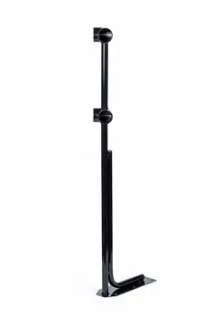 Модель №1 - угловая стойка балетного (хореографического) станка Poleaction двухуровневого 635 черный