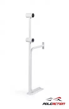 Модель №4 – Стойка балетного станка Poleaction двухуровневого (белый) 562