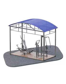 Модульный навес 4х2 на 4 тренажера ARMS ARMS301