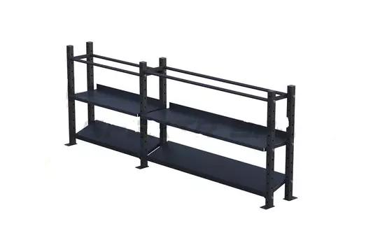 Модульный стеллаж Spektr Sport для гантелей, гирь и медболов 318х43х120 (2 секции)