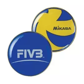 Монета для жеребьевки Mikasa TCVA сине-желтый