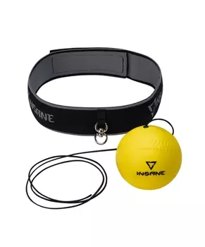 Мяч боевой на резинке Insane IN23-FB103 желтый