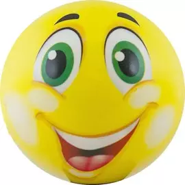 Мяч детский Palmon Funny Faces DS-PP 205 D=12 см желтый