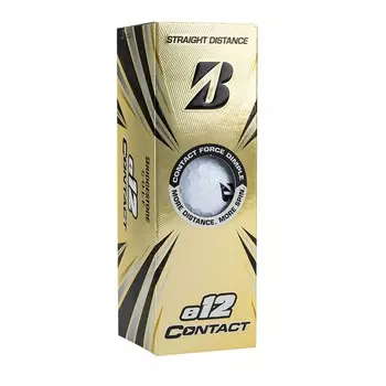 Мяч для гольфа Bridgestone e12 Contact White BGB1CWX белый (3шт.)