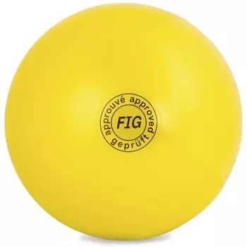 Мяч для художественной гимнастики d15см GC 01 жёлтый