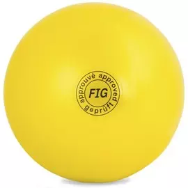 Мяч для художественной гимнастики d19см GC 01 жёлтый