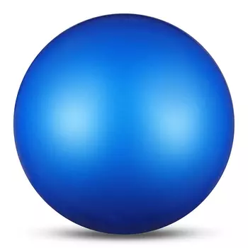Мяч для художественной гимнастики d19см Indigo IN329-BL синий металлик
