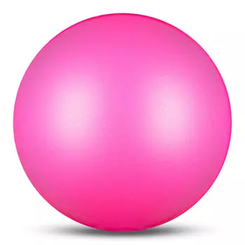 Мяч для художественной гимнастики Indigo IN329-CY, диам. 19 см, ПВХ, цикламеновый металлик
