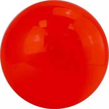 Мяч для художественной гимнастики однотонный d15см AG-15-04 ПВХ, оранжевый