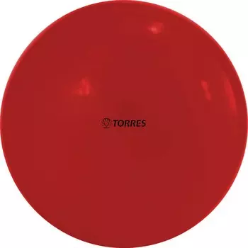 Мяч для художественной гимнастики однотонный d15см Torres ПВХ AG-15-01 красный