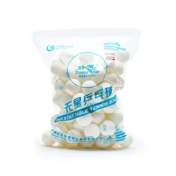 Мяч для настольного тенниса, 100шт Double Fish No-Star Ball V40+PU