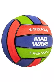 Мяч для водного поло MadWave Super Grip Pro #4 M2230 05 4 27W Синий