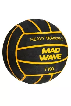 Мяч для водного поло MadWave WP Heavy Training #5 M2230 07 5 01W Черный
