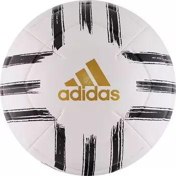 Мяч футбольный Adidas Juve Club GH0064 р.4 бело-черно-золотой