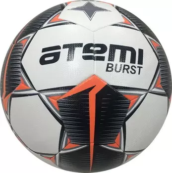 Мяч футбольный Atemi Burst р. 5,белый/черн/красн