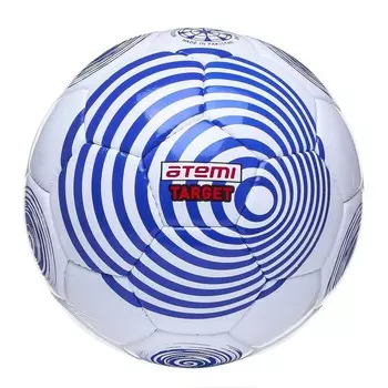 Мяч футбольный Atemi TARGET р.5 белый-синий