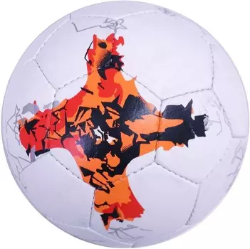 Мяч футбольный FB-4003-2 р.5 белый\оранжевый
