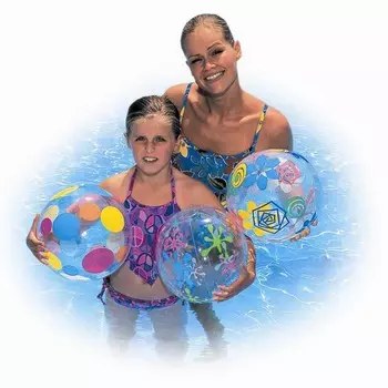 Мяч надувной Bestway (2+) 31001 разноцветный р61см