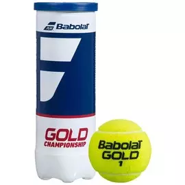 Мяч теннисный Babolat Gold Championship 3B, 501084, 3 шт, желтый