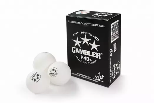 Мячи для настольного тенниса Gambler P40+ BALL - 36 PACK GP40B36