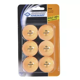 Мячики для настольного тенниса Donic Jade 40+, 6 штук, оранжевый 618378S