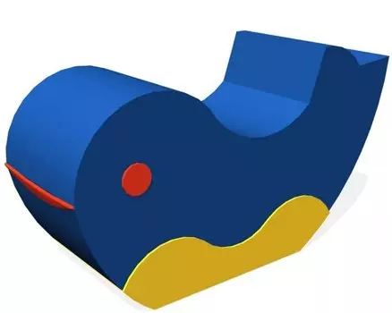 Мягкий модуль Рыбка-кит Dinamika ZSO-002458