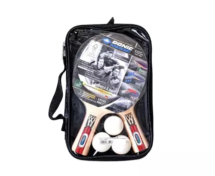 Набор (2 ракетки, 3 мяча Champion 3* 40+, чехол) Donic LEGENDS 900 788502