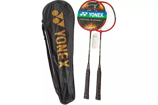 Набор для бадминтона 2 ракетки в чехле Yonex Replika E43164-2 красный