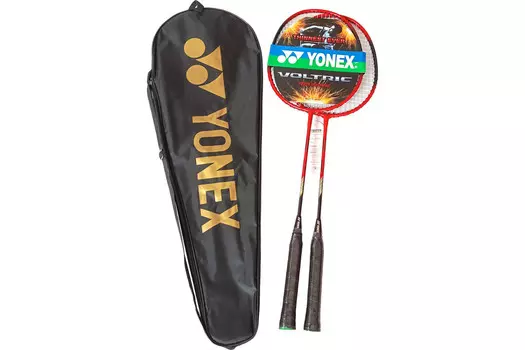 Набор для бадминтона 2 ракетки в чехле Yonex Replika E43163-2 красный