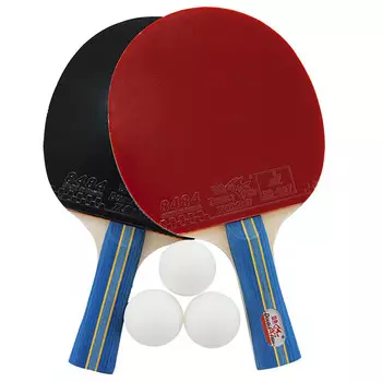 Набор для настольного тенниса (2 ракетки + 3 мяча) Double Fish 236A